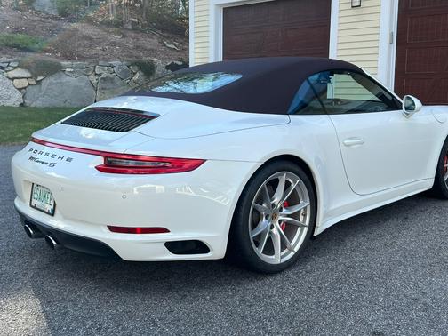 White 2017 Porsche 911 911 Carrera 4S Cabriolet