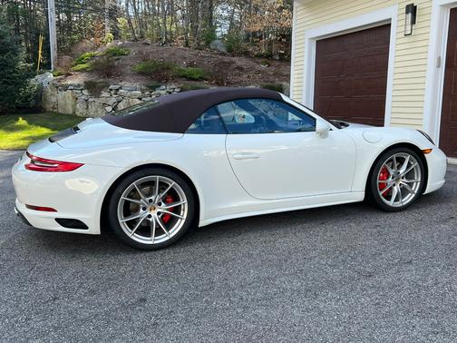 White 2017 Porsche 911 911 Carrera 4S Cabriolet
