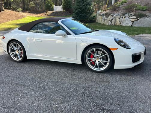 White 2017 Porsche 911 911 Carrera 4S Cabriolet