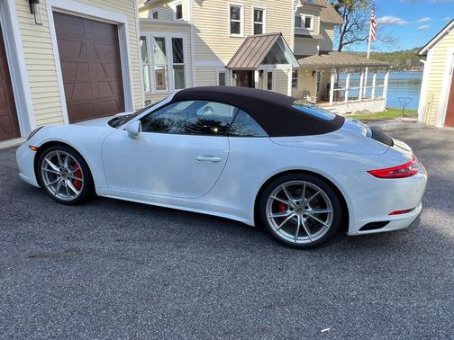 White 2017 Porsche 911 911 Carrera 4S Cabriolet