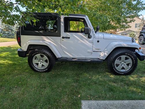 White 2012 Jeep Wrangler Sahara