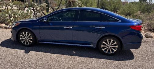 Blue 2016 Hyundai SONATA Limited