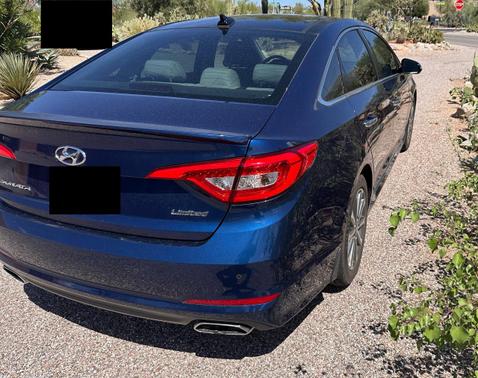 Blue 2016 Hyundai SONATA Limited