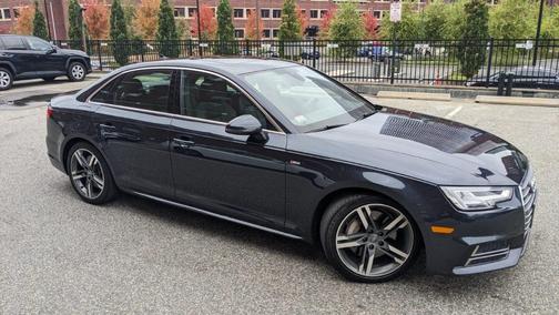 Blue 2017 Audi A4 2.0T Premium Plus