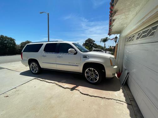 White 2008 Cadillac Escalade ESV Base