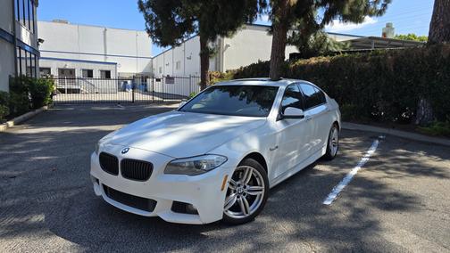 White 2012 BMW 535 i