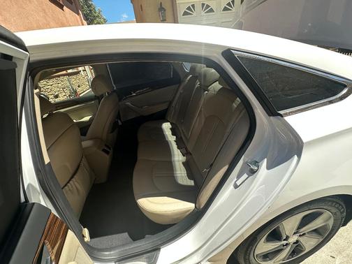White 2017 Hyundai SONATA Hybrid Limited