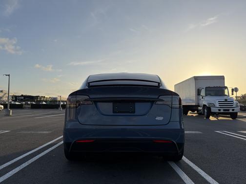 Blue 2026 Tesla Model X Plaid