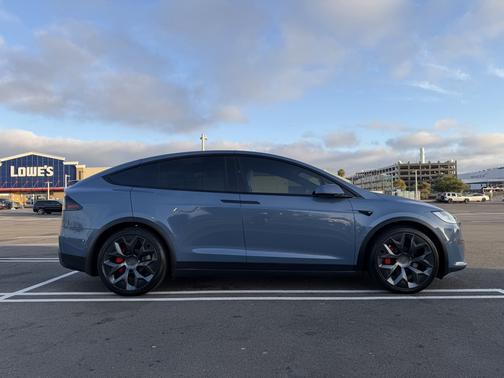 Blue 2026 Tesla Model X Plaid