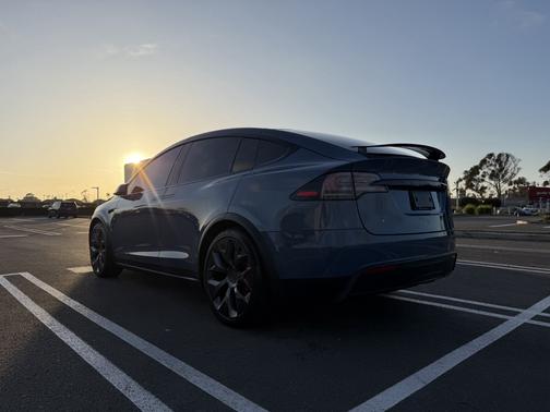 Blue 2026 Tesla Model X Plaid