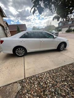 White 2014 Toyota Camry XLE