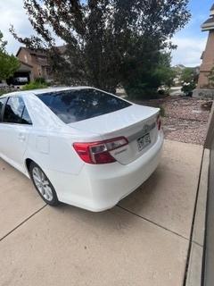 White 2014 Toyota Camry XLE