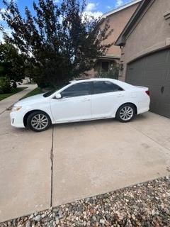 White 2014 Toyota Camry XLE