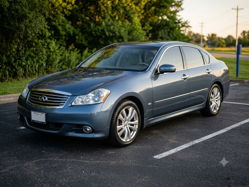Blue 2009 INFINITI M45 x