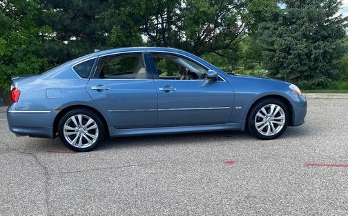 Blue 2009 INFINITI M45 x