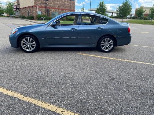 Blue 2009 INFINITI M45 x