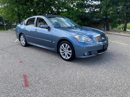 Blue 2009 INFINITI M45 x