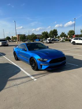 Blue 2020 Ford Mustang EcoBoost