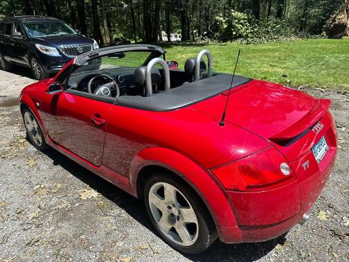 Red 2002 Audi TT Roadster quattro