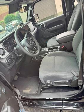 Black 2024 Jeep Wrangler Sport S