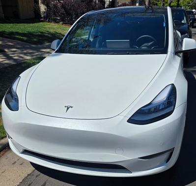 White 2021 Tesla Model Y Long Range