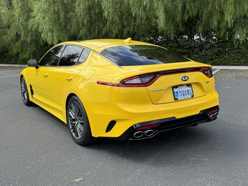 Yellow 2018 Kia Stinger GT2