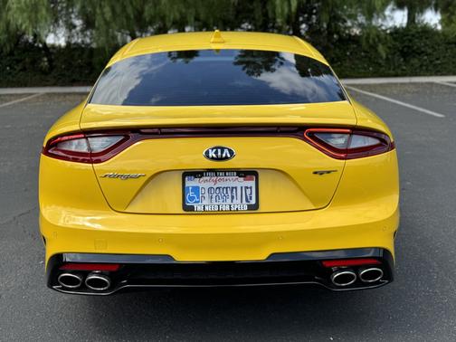 Yellow 2018 Kia Stinger GT2