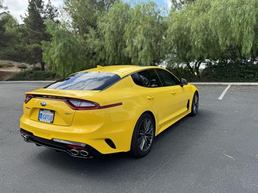 Yellow 2018 Kia Stinger GT2