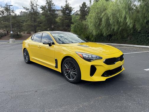 Yellow 2018 Kia Stinger GT2