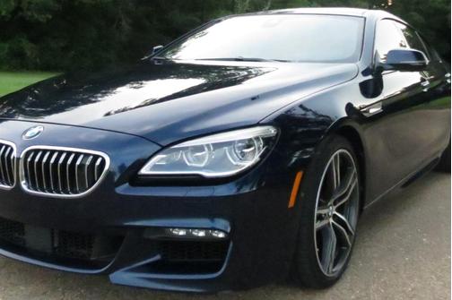 Blue 2018 BMW 650 Gran Coupe i