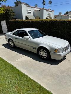 White 1995 Mercedes-Benz SL-Class SL320 Roadster