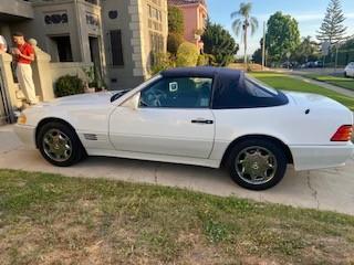 White 1995 Mercedes-Benz SL-Class SL320 Roadster