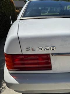 White 1995 Mercedes-Benz SL-Class SL320 Roadster