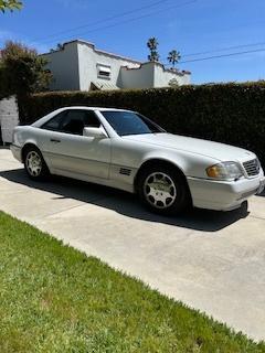 White 1995 Mercedes-Benz SL-Class SL320 Roadster
