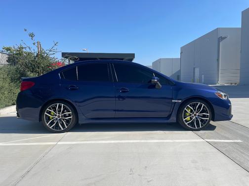 Blue 2021 Subaru WRX STI Limited w/Lip