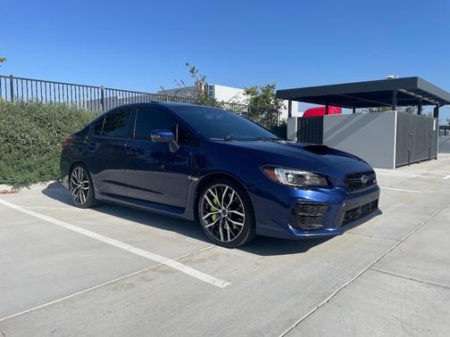 Blue 2021 Subaru WRX STI Limited w/Lip
