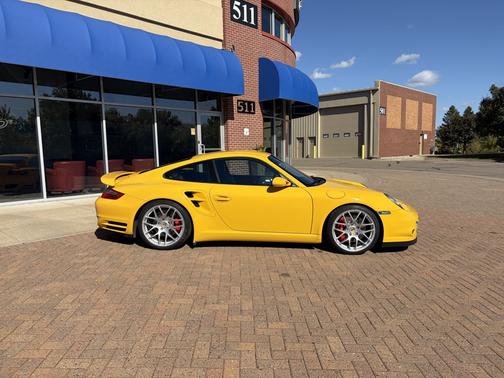 Yellow 2008 Porsche 911 911 Turbo