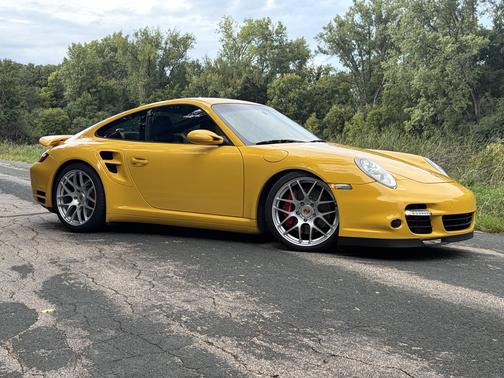 Yellow 2008 Porsche 911 911 Turbo