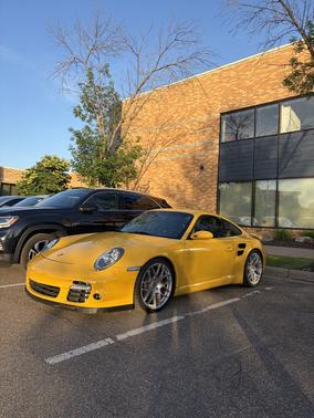 Yellow 2008 Porsche 911 911 Turbo