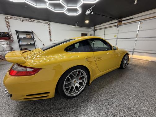 Yellow 2008 Porsche 911 911 Turbo
