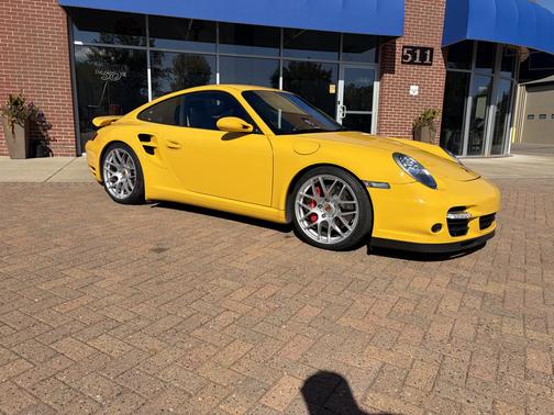 Yellow 2008 Porsche 911 911 Turbo