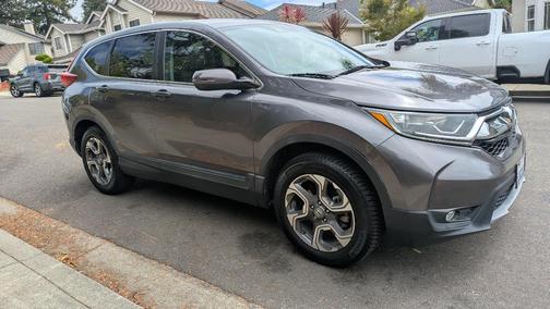 Gray 2018 Honda CR-V EX