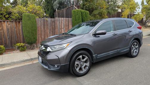 Gray 2018 Honda CR-V EX