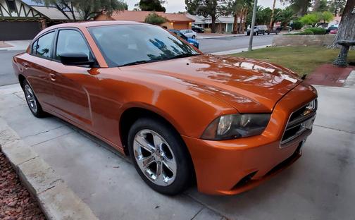 Orange 2011 Dodge Charger R/T
