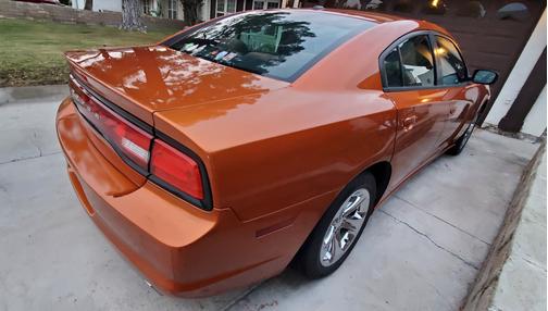 Orange 2011 Dodge Charger R/T