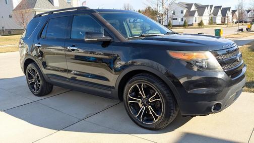 Black 2014 Ford Explorer Sport