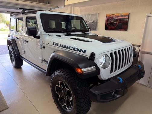 White 2022 Jeep Wrangler Unlimited 4xe Rubicon