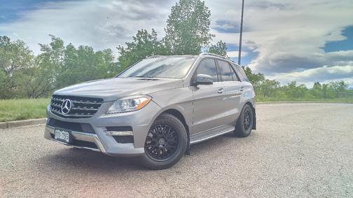 Silver 2013 Mercedes-Benz M-Class ML 350 BlueTEC 4MATIC