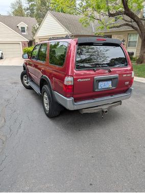 Red 1999 Toyota 4Runner SR5 4WD