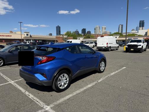 Blue 2019 Toyota C-HR LE